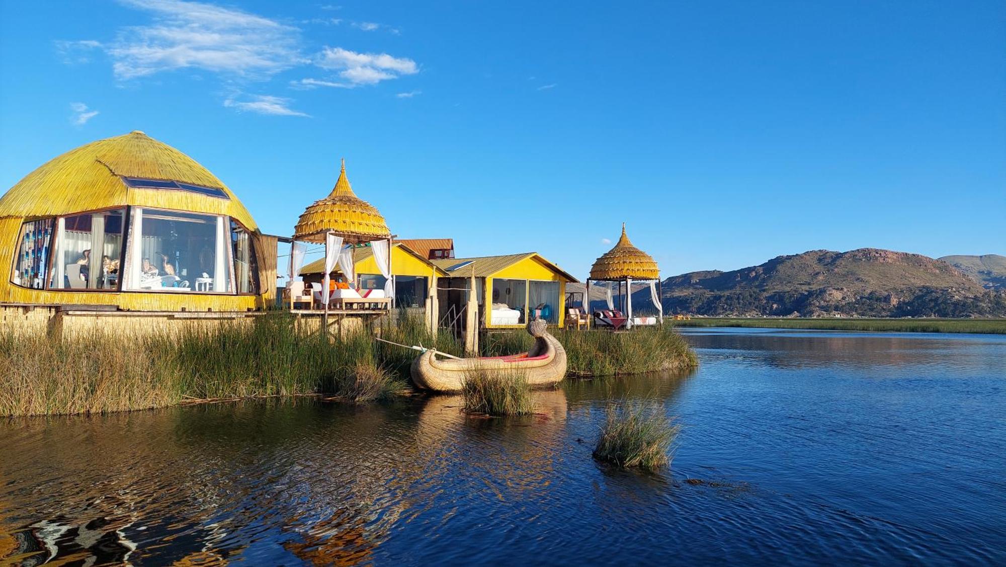 Uros Lodge Peru Puno Exterior foto